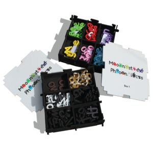 Colour-Coded Magnetic Letters Kit - 150+ individual pieces