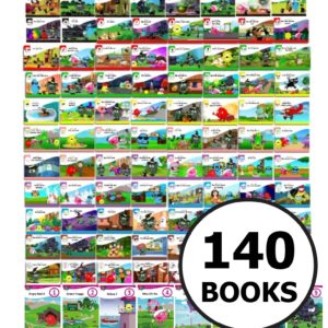 Decodable Fiction books - Full Set<centre><h4> Stages 1, 2, 3, 3.1, 3.2, 4, 5, 6, 7, 8, 9, 10 and Meet the Monsters</h4><h5>(140 books)</h5></center>