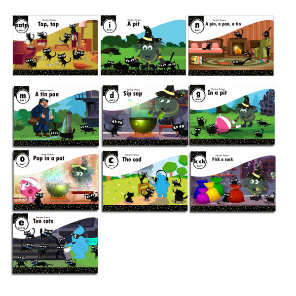 Stage 1 Fiction Books <centre><h5>Set of 10 reading books</h5></center> 1 stage 1 new cover preview