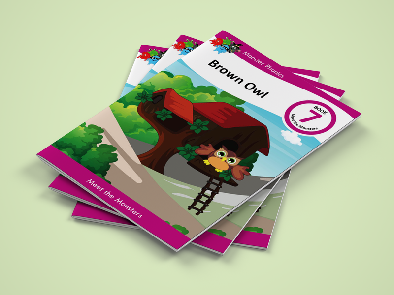Meet the monsters book covers by Monster Phonics