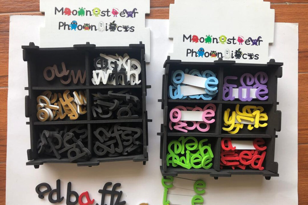 Monster Phonics magnetic letters