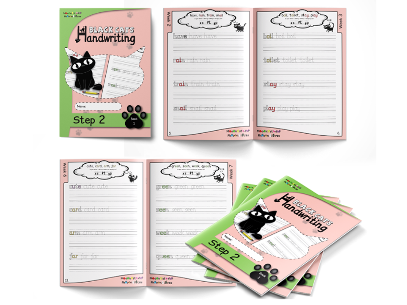 Monster Phonics handwriting workbooks