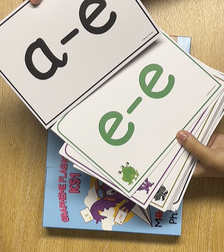 Monster Phonics grapheme flashcards