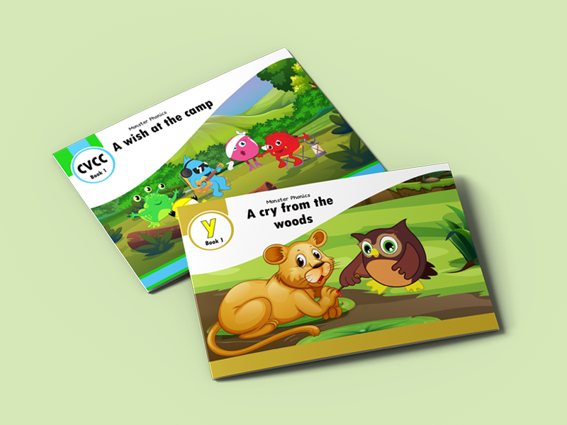 Monster Phonics fiction books