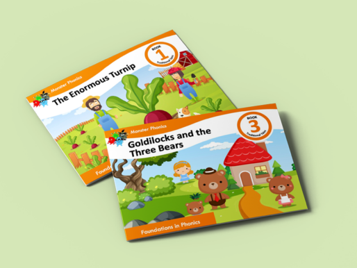 Monster Phonics foundation books